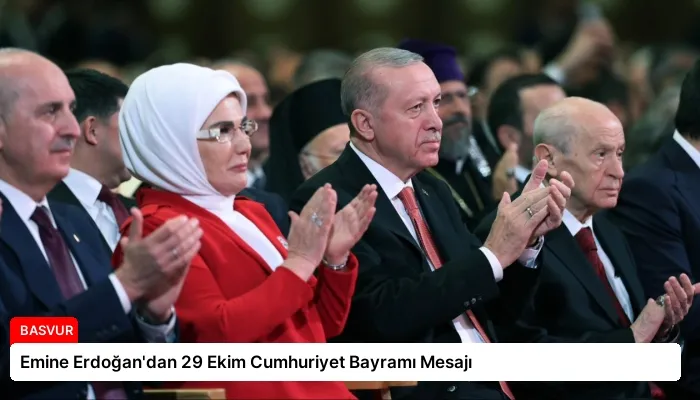 Emine Erdoğan’dan 29 Ekim Cumhuriyet Bayramı Mesajı
