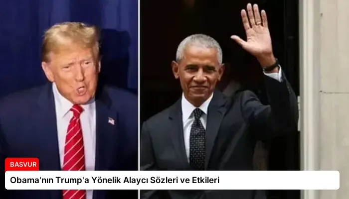Obama’nın Trump’a Yönelik Alaycı Sözleri ve Etkileri