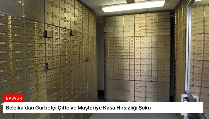 Belçika’dan Gurbetçi Çifte ve Müşteriye Kasa Hırsızlığı Şoku