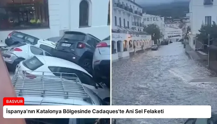 İspanya’nın Katalonya Bölgesinde Cadaques’te Ani Sel Felaketi