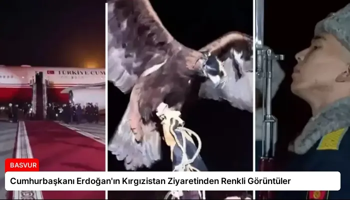 Cumhurbaşkanı Erdoğan’ın Kırgızistan Ziyaretinden Renkli Görüntüler