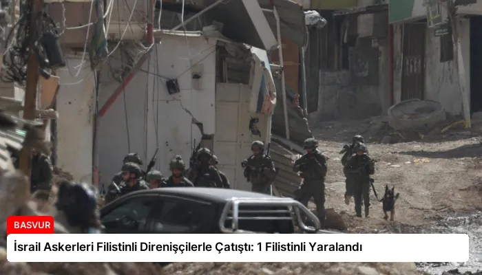 İsrail Askerleri Filistinli Direnişçilerle Çatıştı: 1 Filistinli Yaralandı
