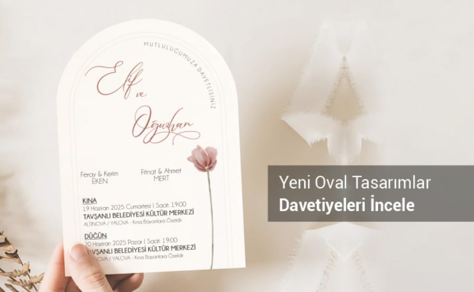 Benzersiz Davetiyelerle Hayallerinizi Yansıtın