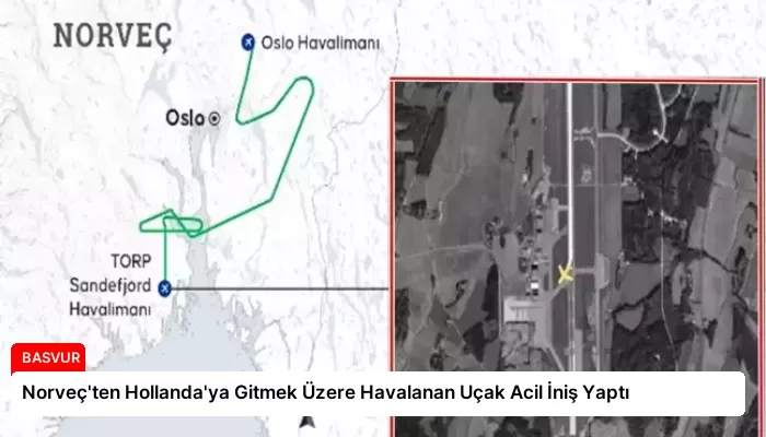 Norveç’ten Hollanda’ya Gitmek Üzere Havalanan Uçak Acil İniş Yaptı