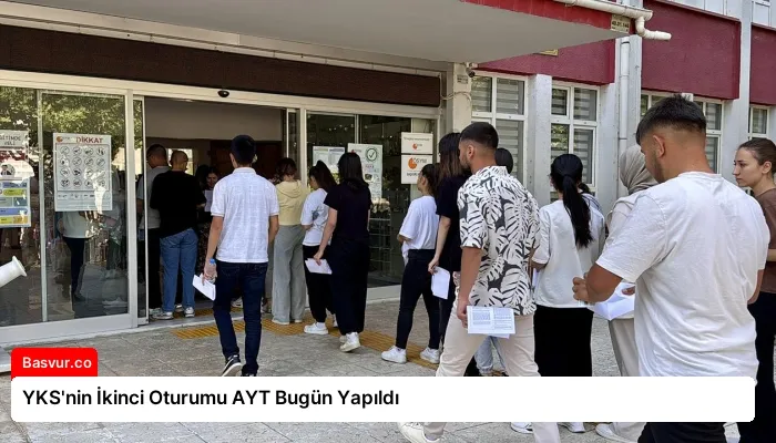 YKS’nin İkinci Oturumu AYT Bugün Yapıldı