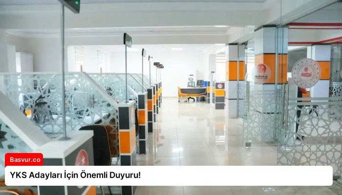 YKS Adayları İçin Önemli Duyuru!