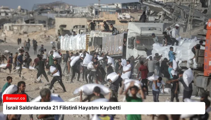 İsrail Saldırılarında 21 Filistinli Hayatını Kaybetti