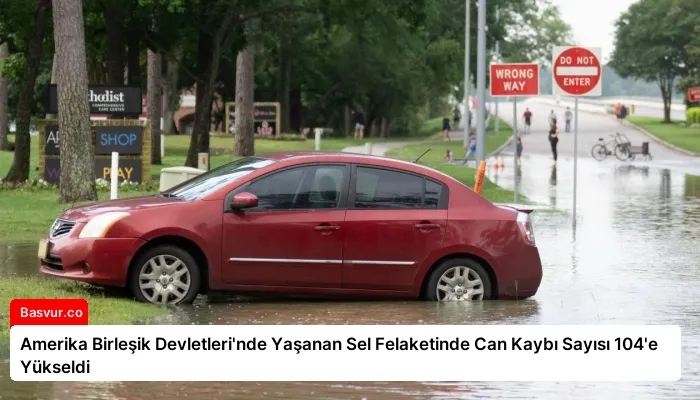 Amerika Birleşik Devletleri’nde Yaşanan Sel Felaketinde Can Kaybı Sayısı 104’e Yükseldi