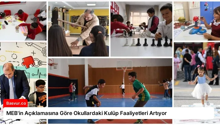 MEB’in Açıklamasına Göre Okullardaki Kulüp Faaliyetleri Artıyor