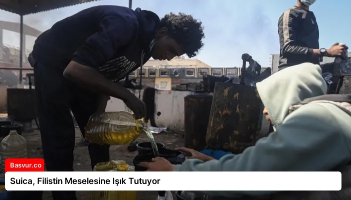 Suica, Filistin Meselesine Işık Tutuyor