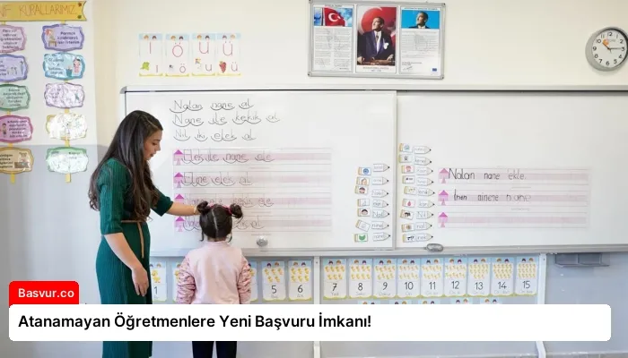 Atanamayan Öğretmenlere Yeni Başvuru İmkanı!