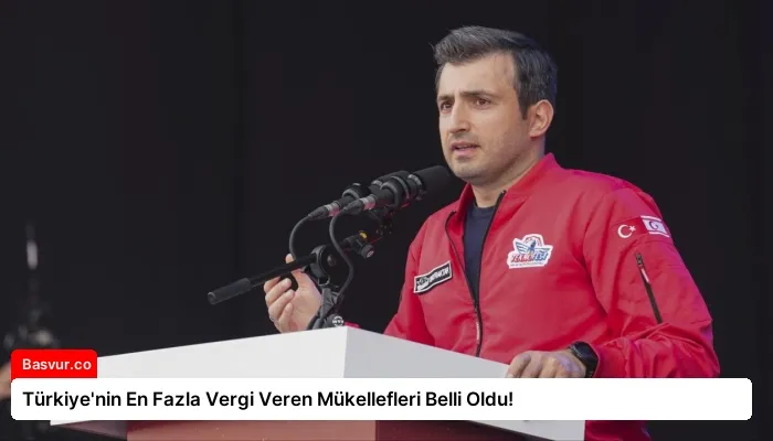Türkiye’nin En Fazla Vergi Veren Mükellefleri Belli Oldu!