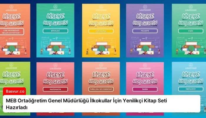 MEB Ortaöğretim Genel Müdürlüğü İlkokullar İçin Yenilikçi Kitap Seti Hazırladı