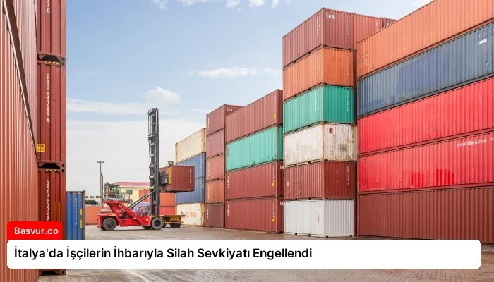 İtalya’da İşçilerin İhbarıyla Silah Sevkiyatı Engellendi