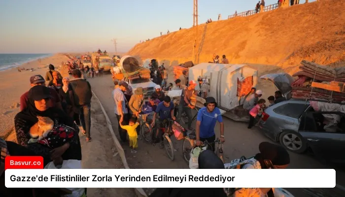 Gazze’de Filistinliler Zorla Yerinden Edilmeyi Reddediyor