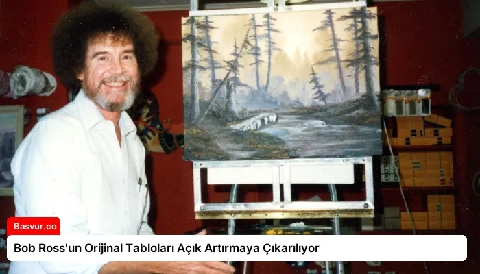 Bob Ross’un Orijinal Tabloları Açık Artırmaya Çıkarılıyor