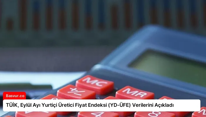 TÜİK, Eylül Ayı Yurtiçi Üretici Fiyat Endeksi (YD-ÜFE) Verilerini Açıkladı