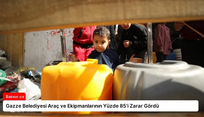 Gazze Belediyesi Araç ve Ekipmanlarının Yüzde 85’i Zarar Gördü