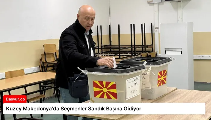 Kuzey Makedonya’da Seçmenler Sandık Başına Gidiyor