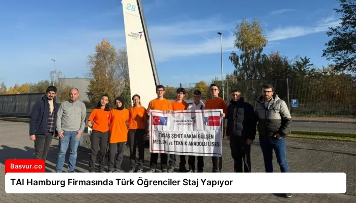 TAI Hamburg Firmasında Türk Öğrenciler Staj Yapıyor