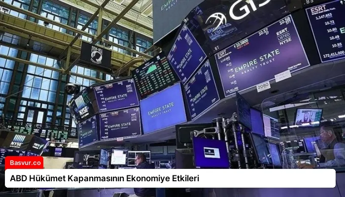 ABD Hükümet Kapanmasının Ekonomiye Etkileri