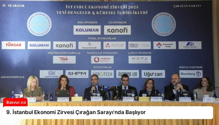 9. İstanbul Ekonomi Zirvesi Çırağan Sarayı’nda Başlıyor