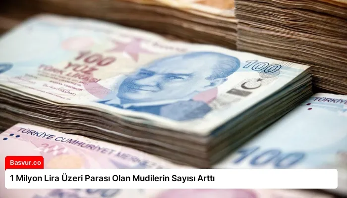 1 Milyon Lira Üzeri Parası Olan Mudilerin Sayısı Arttı