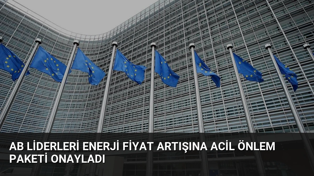 AB Liderleri Enerji Fiyat Artışına Acil Önlem Paketi Onayladı