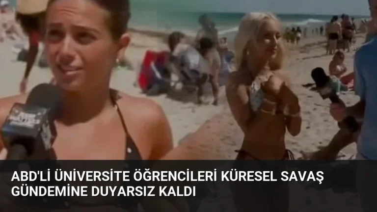 ABD’li Üniversite Öğrencileri Küresel Savaş Gündemine Duyarsız Kaldı