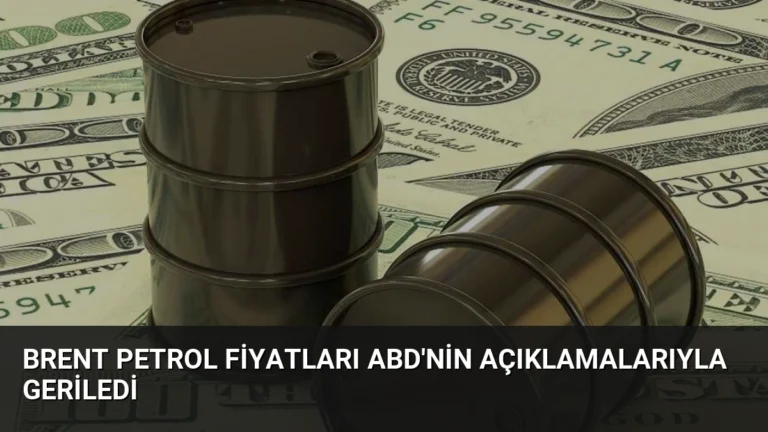 Brent Petrol Fiyatları ABD’nin Açıklamalarıyla Geriledi