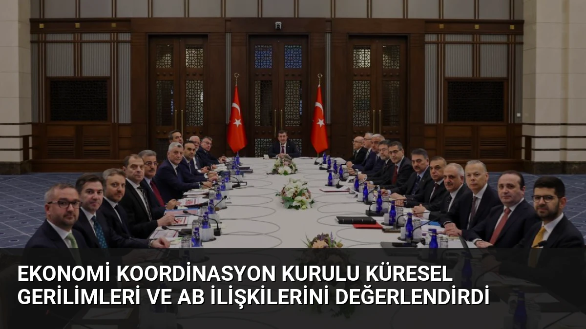 Ekonomi Koordinasyon Kurulu Küresel Gerilimleri ve AB İlişkilerini Değerlendirdi
