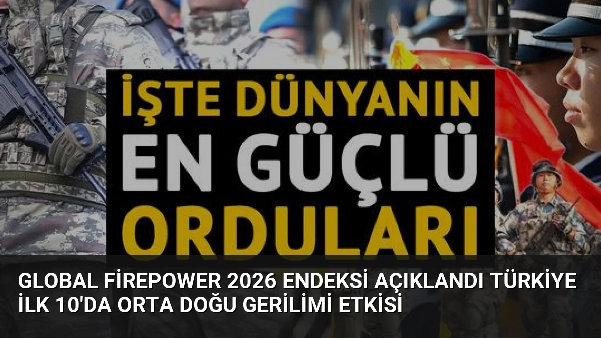 Global Firepower 2026 Endeksi Açıklandı Türkiye İlk 10’da Orta Doğu Gerilimi Etkisi
