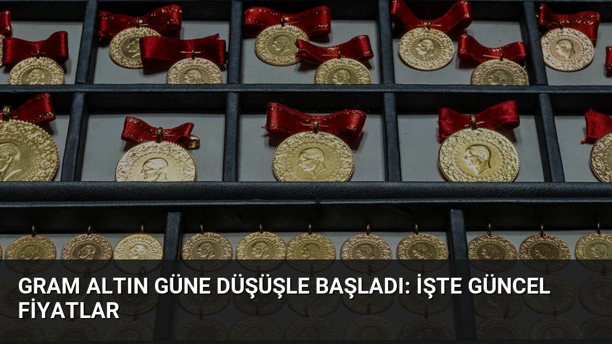 Gram Altın Güne Düşüşle Başladı: İşte Güncel Fiyatlar