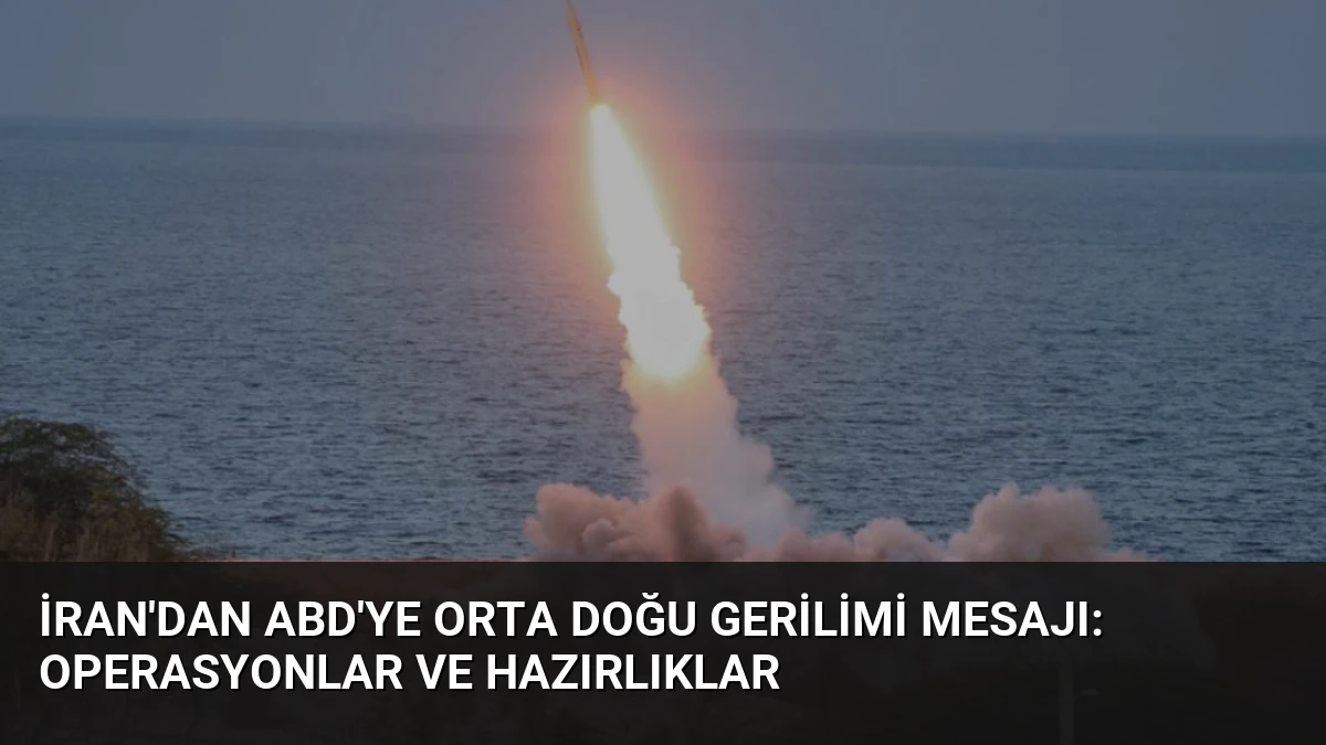 İran’dan ABD’ye Orta Doğu Gerilimi Mesajı: Operasyonlar ve Hazırlıklar