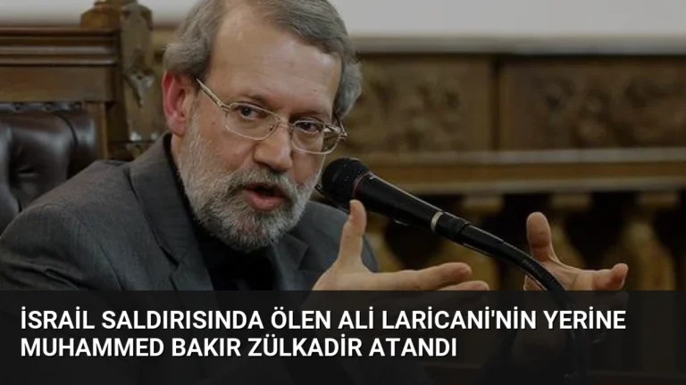 İsrail Saldırısında Ölen Ali Laricani’nin Yerine Muhammed Bakır Zülkadir Atandı