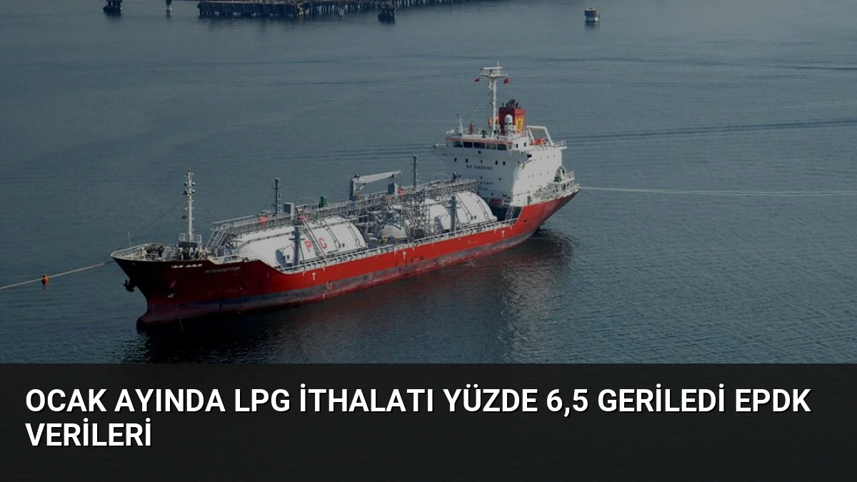 Ocak ayında LPG ithalatı yüzde 6,5 geriledi EPDK verileri