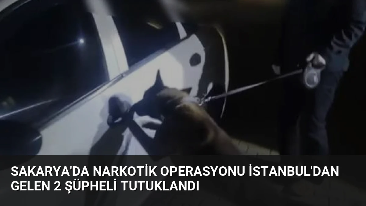 Sakarya’da Narkotik Operasyonu İstanbul’dan Gelen 2 Şüpheli Tutuklandı