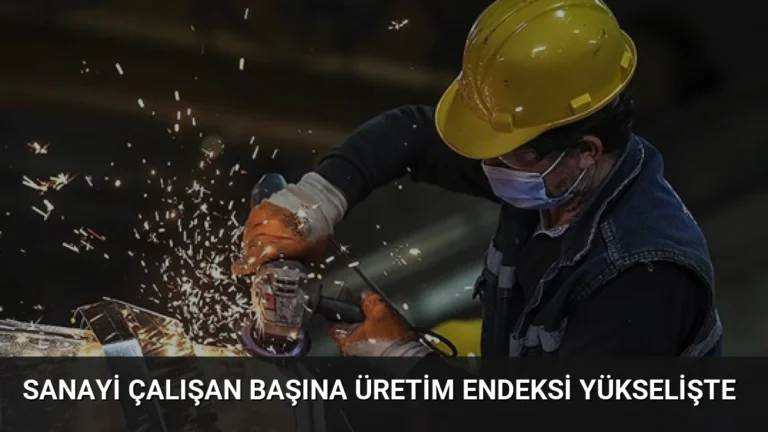 Sanayi Çalışan Başına Üretim Endeksi Yükselişte