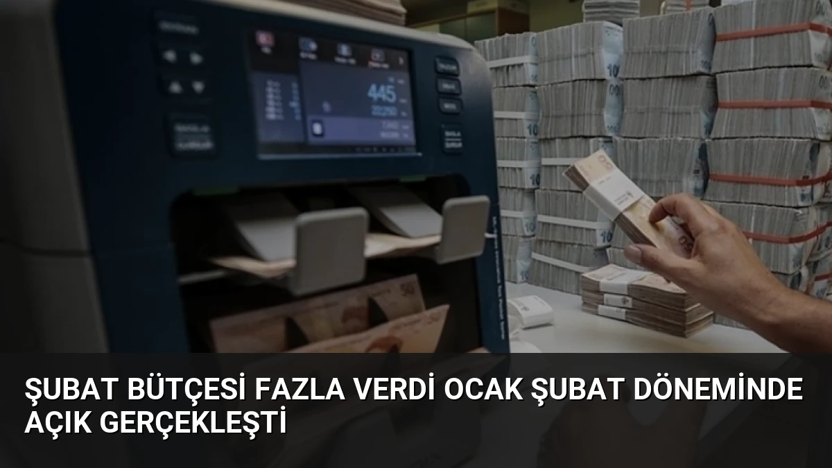 Şubat Bütçesi Fazla Verdi Ocak Şubat Döneminde Açık Gerçekleşti
