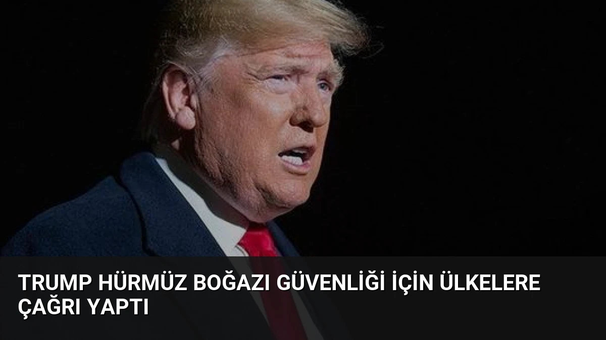 Trump Hürmüz Boğazı Güvenliği İçin Ülkelere Çağrı Yaptı