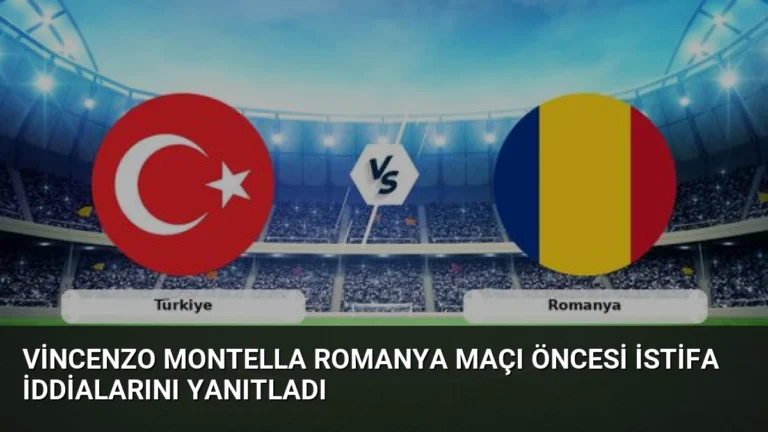 Vincenzo Montella Romanya Maçı Öncesi İstifa İddialarını Yanıtladı