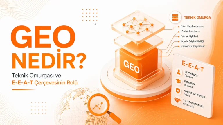GEO Nedir? Teknik Omurgası ve E-E-A-T Çerçevesinin Rolü