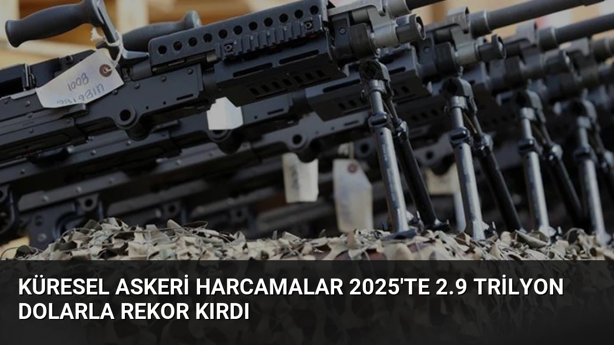 Küresel Askeri Harcamalar 2025’te 2.9 Trilyon Dolarla Rekor Kırdı