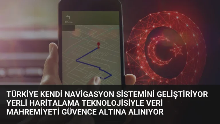 Türkiye Kendi Navigasyon Sistemini Geliştiriyor Yerli Haritalama Teknolojisiyle Veri Mahremiyeti Güvence Altına Alınıyor