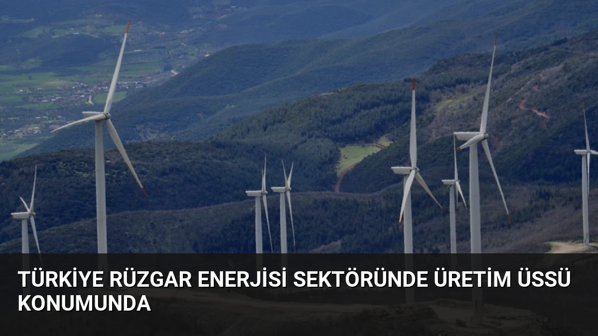 Türkiye Rüzgar Enerjisi Sektöründe Üretim Üssü Konumunda