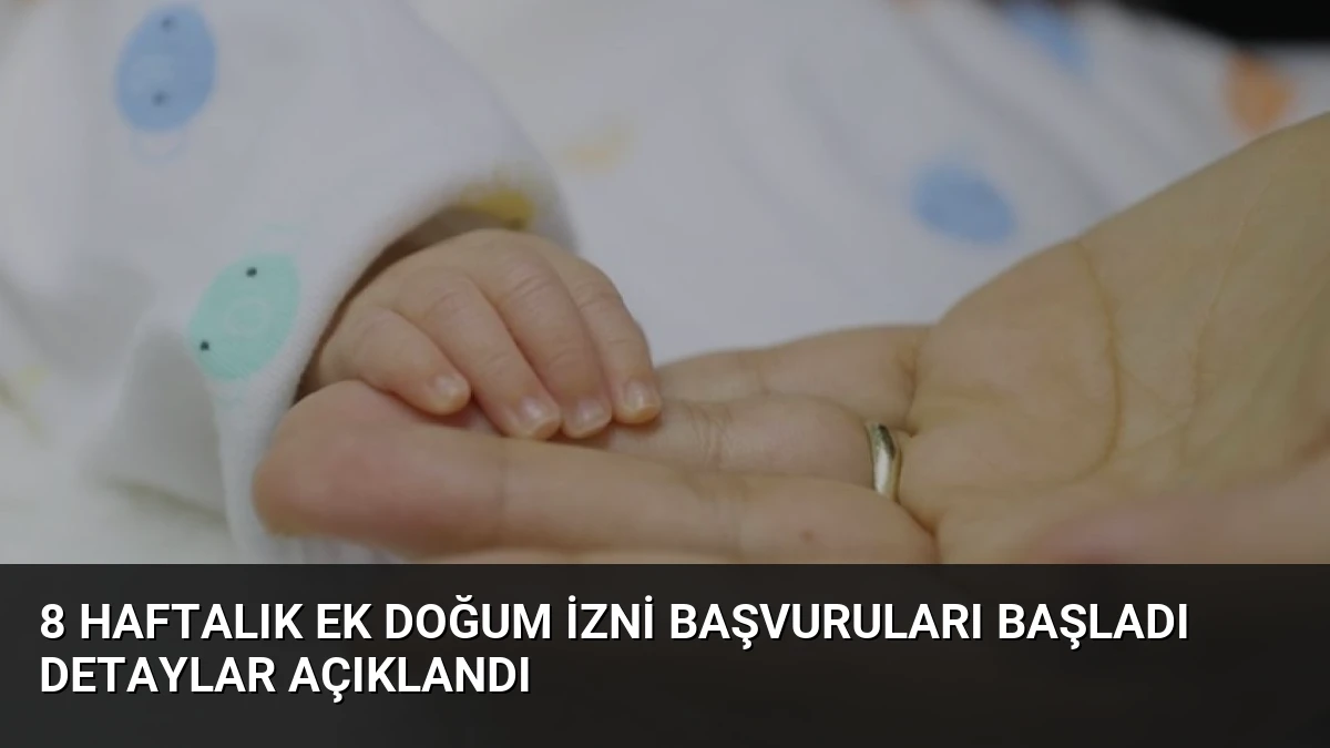 8 Haftalık Ek Doğum İzni Başvuruları Başladı Detaylar Açıklandı