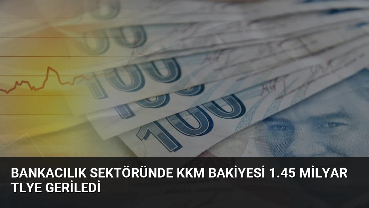 Bankacılık Sektöründe KKM Bakiyesi 1.45 Milyar TLye Geriledi