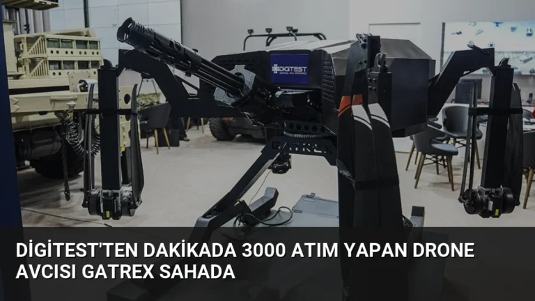 Digitest’ten Dakikada 3000 Atım Yapan Drone Avcısı GATREX Sahada