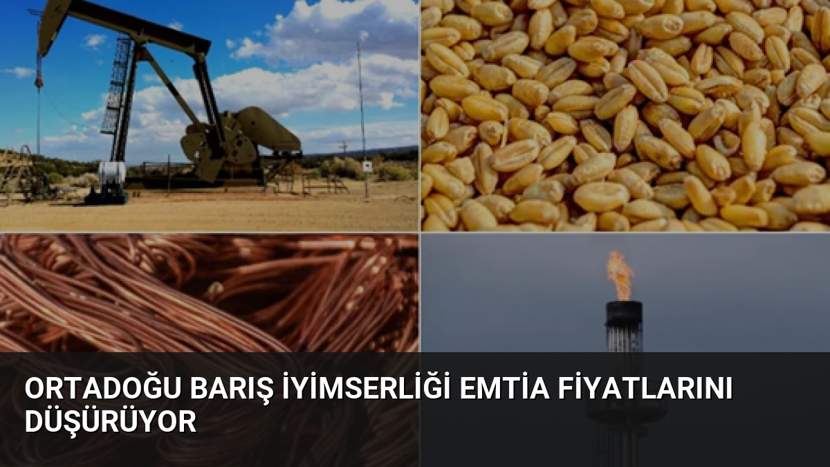Ortadoğu Barış İyimserliği Emtia Fiyatlarını Düşürüyor