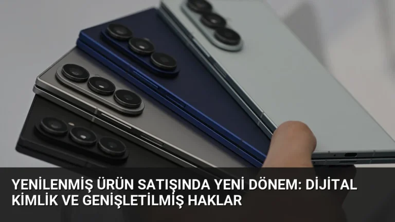 Yenilenmiş Ürün Satışında Yeni Dönem: Dijital Kimlik ve Genişletilmiş Haklar